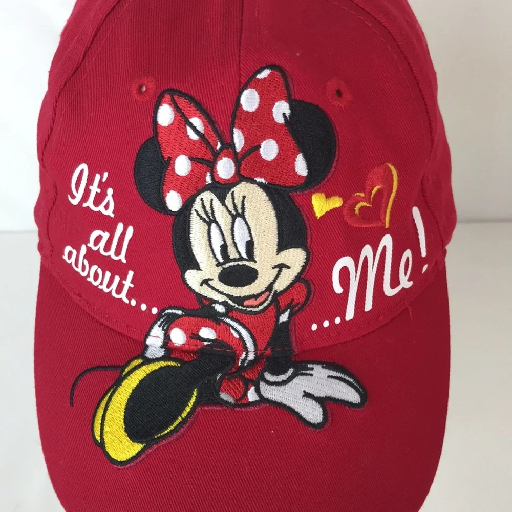 Disney Minnie Mouse red cotton cap NWOT